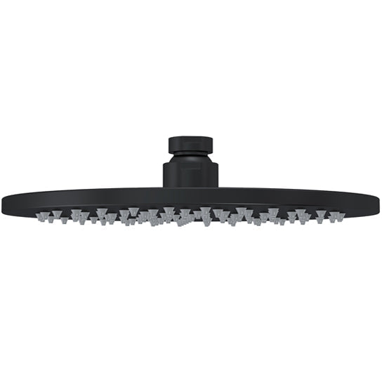 Meir Round Shower Head 200mm Matt Black MH04_1
