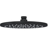 Meir Round Shower Head 200mm Matt Black MH04_2