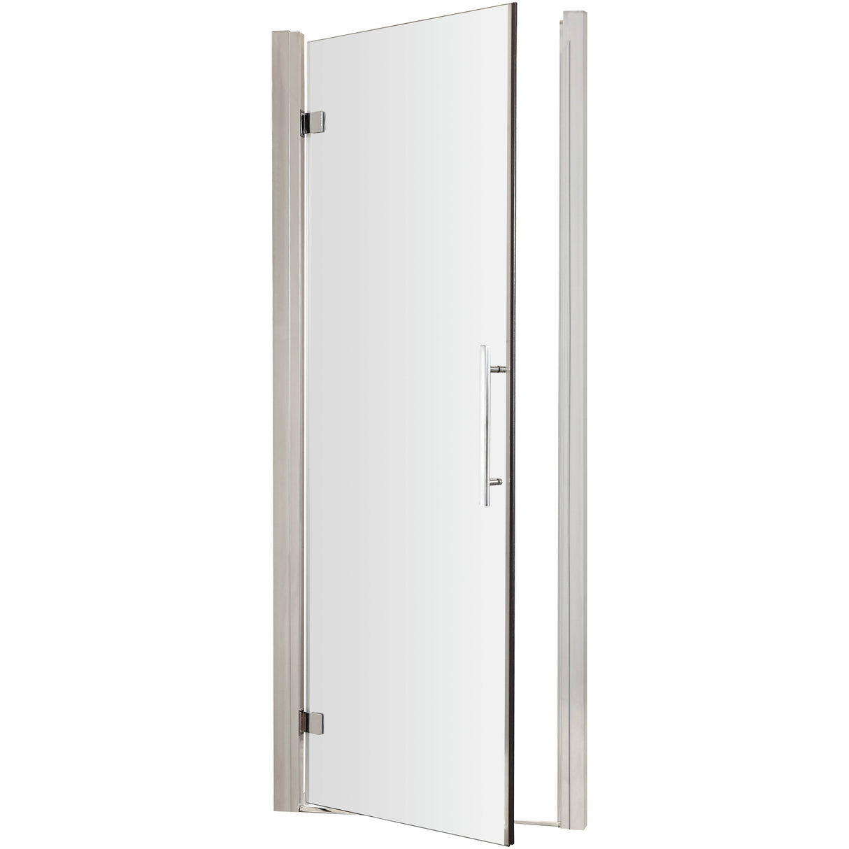 Hudson Reed Apex Hinged Shower Door Chrome, 8mm Glass MH76-E8
