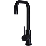 Meir Square Neck Single Lever Kitchen Mixer Tap Matt Black MK02_1