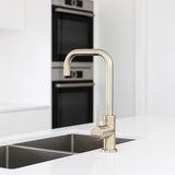 Meir Square Neck Single Lever Kitchen Mixer Tap Brushed Nickel MK02-PVDBN LS1