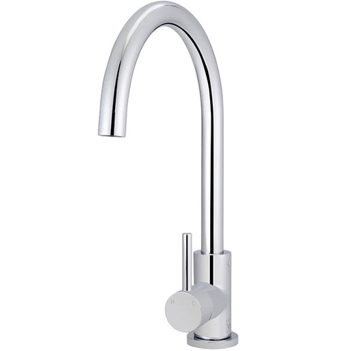 Meir Swan Neck Single Lever Kitchen Mixer Tap Chrome MK03-C_1