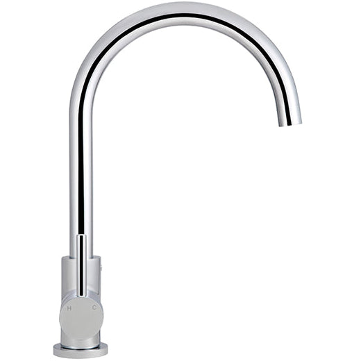 Meir Swan Neck Single Lever Kitchen Mixer Tap Chrome MK03-C_5