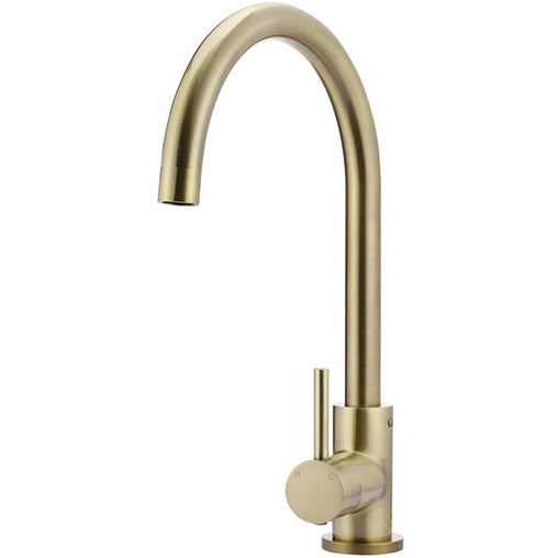 Meir Round Swan Neck Kitchen Mixer Tap Tiger Bronze MK03-PVDBB_1