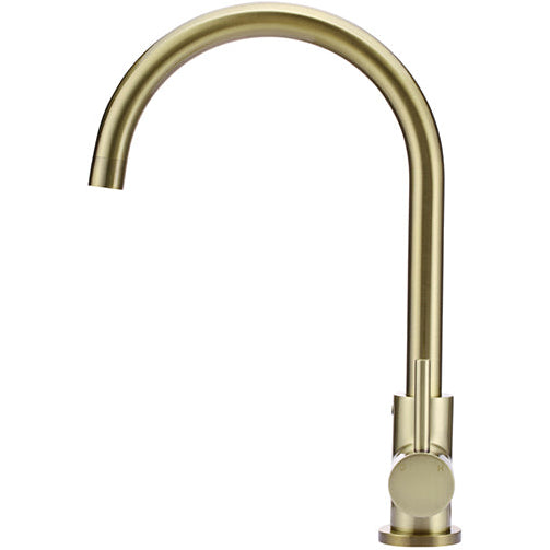 Meir Round Swan Neck Kitchen Mixer Tap Tiger Bronze MK03-PVDBB_2