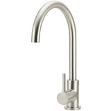 Meir Round Swan Neck Kitchen Mixer Tap Brushed Nickel MK03-PVDBN_1