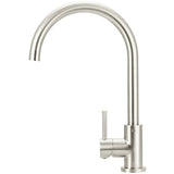 Meir Round Swan Neck Kitchen Mixer Tap Brushed Nickel MK03-PVDBN_2