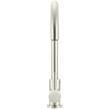 Meir Round Swan Neck Kitchen Mixer Tap Brushed Nickel MK03-PVDBN_3