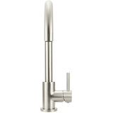 Meir Round Swan Neck Kitchen Mixer Tap Brushed Nickel MK03-PVDBN_4