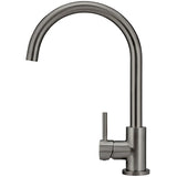 Meir Round Swan Neck Kitchen Mixer Tap Shadow MK03-PVDGM_2