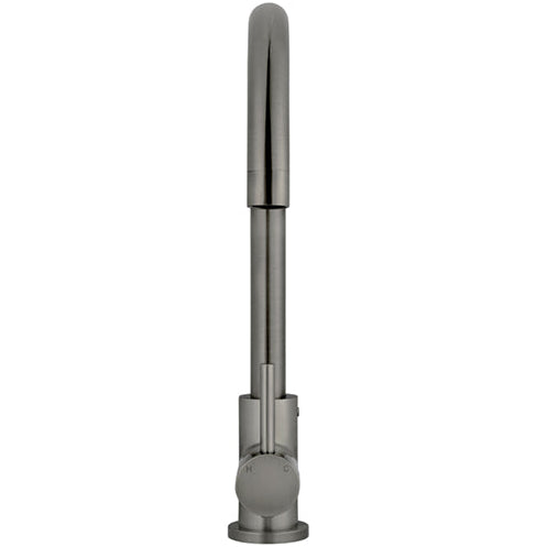 Meir Round Swan Neck Kitchen Mixer Tap Shadow MK03-PVDGM_3