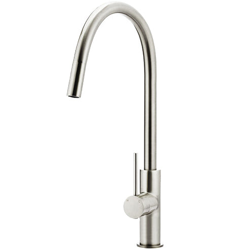 Meir Piccola Pull-Out Single Lever Kitchen Mixer Tap Brushed Nickel MK17-PVDBN_