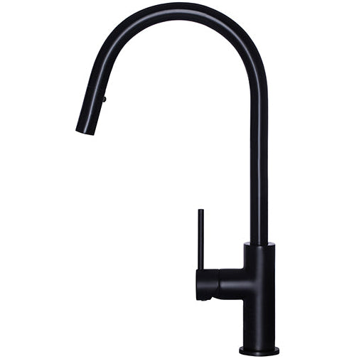 Meir Piccola Pull-Out Single Lever Kitchen Mixer Tap Matt Black MK17_2