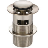 Meir Push Button Click Clack Basin Waste - Slotted Champagne MP04-A-CH_2