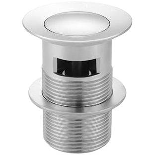 Meir Push Button Click Clack Basin Waste - Slotted Polished Chrome MP04-A-C_1