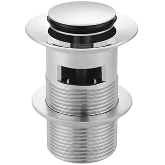 Meir Push Button Click Clack Basin Waste - Slotted Polished Chrome MP04-A-C_2