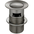 Meir Push Button Click Clack Basin Waste - Slotted Shadow MP04-A-PVDGM_1