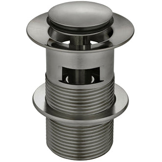 Meir Push Button Click Clack Basin Waste - Slotted Shadow MP04-A-PVDGM_2
