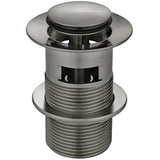Meir Push Button Click Clack Basin Waste - Slotted Shadow MP04-A-PVDGM_2