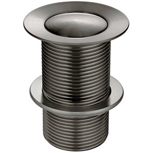 Meir Push Button Click Clack Basin Waste - Unslotted Shadow MP04-B-PVDGM_1