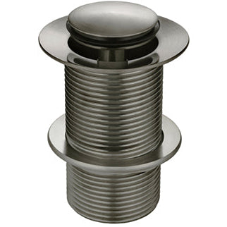 Meir Push Button Click Clack Basin Waste - Unslotted Shadow MP04-B-PVDGM_2