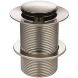 Meir Push Button Click Clack Bath Waste - Unslotted, Without Overflow Champagne MP04-B40-CH_2