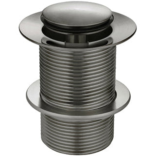Meir Push Button Click Clack Bath Waste - Unslotted, Without Overflow Shadow MP04-B40-PVDGM_2