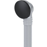 Meir Round Bath Overflow, Waste Required Matt Black MP04-O_1