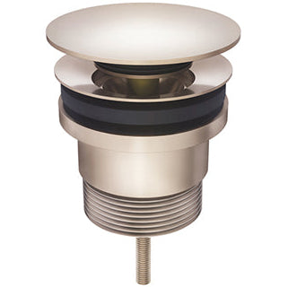 Meir Universal Push Button Basin & Bath Waste - With or Without Overflow Champagne MP04F-UNI-CH_2
