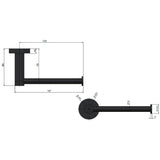 Meir Round Toilet Roll Holder Brushed Nickel MR02-R-PVDBN LD