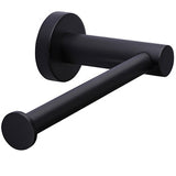 Meir Round Toilet Roll Holder Matt Black MR02-R_1