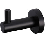 Meir Round Robe Hook Matt Black MR03-R_1