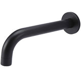 Meir Wall Mounted Bath Spout 200mm Matt Black MS05_3