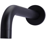 Meir Wall Mounted Bath Spout 200mm Matt Black MS05_4