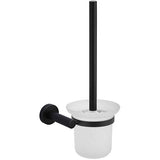 Meir Round Wall Mounted Toilet Brush & Holder Matt Black MTO01-R_1