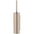 Meir Round Wall Mounted / Floor Standing Toilet Brush & Holder Champagne MTO02-R-CH_1