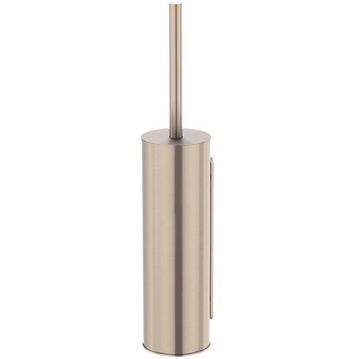 Meir Round Wall Mounted / Floor Standing Toilet Brush & Holder Champagne MTO02-R-CH_1