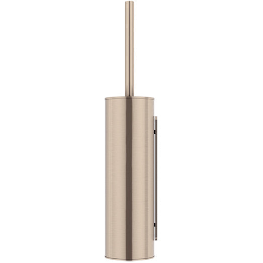 Meir Round Wall Mounted / Floor Standing Toilet Brush & Holder Champagne MTO02-R-CH_2