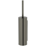Meir Round Wall Mounted / Floor Standing Toilet Brush & Holder Shadow MTO02-R-PVDGM_1