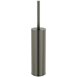 Meir Round Wall Mounted / Floor Standing Toilet Brush & Holder Shadow MTO02-R-PVDGM_3