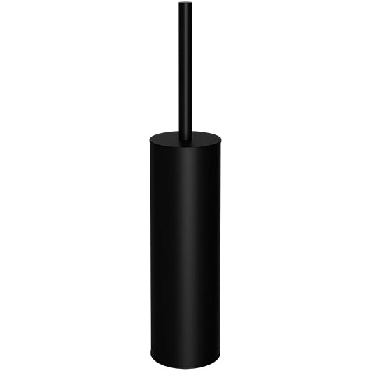 Meir Round Wall Mounted / Floor Standing Toilet Brush & Holder Matt Black MTO02-R_3