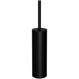 Meir Round Wall Mounted / Floor Standing Toilet Brush & Holder Matt Black MTO02-R_3