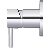 Meir Concealed 1 Outlet Round Single Lever Mixer Valve & Concealed Body, Chrome MW03S-FIN-C + MW13BDY_2