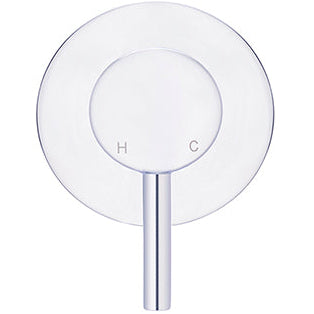 Meir Concealed 1 Outlet Round Single Lever Mixer Valve & Concealed Body, Chrome MW03S-FIN-C + MW13BDY_3