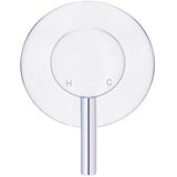 Meir Concealed 1 Outlet Round Single Lever Mixer Valve & Concealed Body, Chrome MW03S-FIN-C + MW13BDY_3