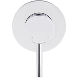 Meir Concealed 1 Outlet Round Single Lever Mixer Valve & Concealed Body, Chrome MW03S-FIN-C + MW13BDY_4