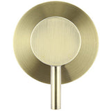 Meir Concealed 1 Outlet Round Single Lever Mixer Valve & Concealed Body, Tiger Bronze MW03S-FIN-PVDBB + MW13BDY_3