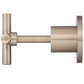 Twin Cross Handles For Wall Mounted Valves - Champagne MW08JL-CH_2