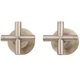 Twin Cross Handles For Wall Mounted Valves - Champagne MW08JL-CH_4