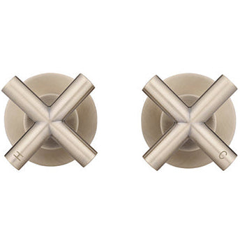 Twin Cross Handles For Wall Mounted Valves - Champagne MW08JL-CH_5